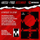 Ruthless XL Jigsaw Surround - EVA Dartboard Surround - Schwarz