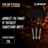 Ruthless Solar Storm Darts - 23g Steel Tip - 90% Tungsten