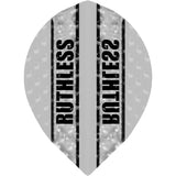 *Ruthless - Clear Panel Embossed - Dart Flights - 100 Micron - Pear Clear