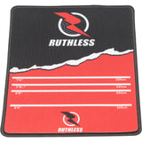 Ruthless Mauspad – Throwline Oche Design – 18 cm x 22 cm – Schwarz und Rot