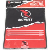 Ruthless Mauspad – Throwline Oche Design – 18 cm x 22 cm – Schwarz und Rot
