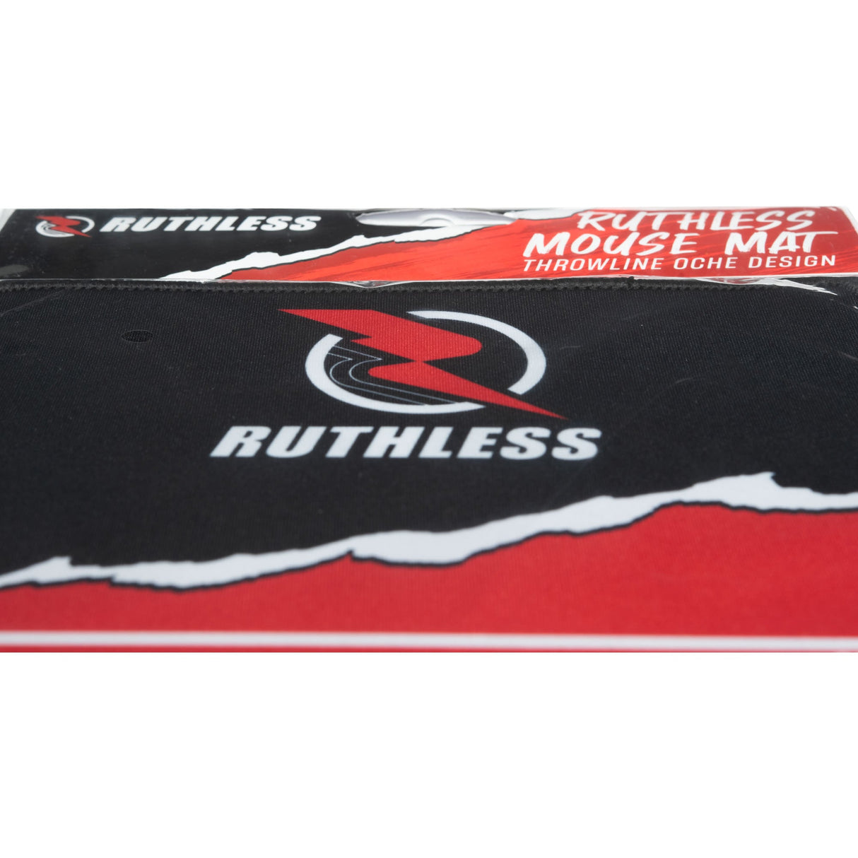 Ruthless Mauspad – Throwline Oche Design – 18 cm x 22 cm – Schwarz und Rot