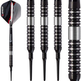 Ruthless Night Hawk Darts - Soft Tip Tungsten - BW 16.0g - Black - 18g 18g