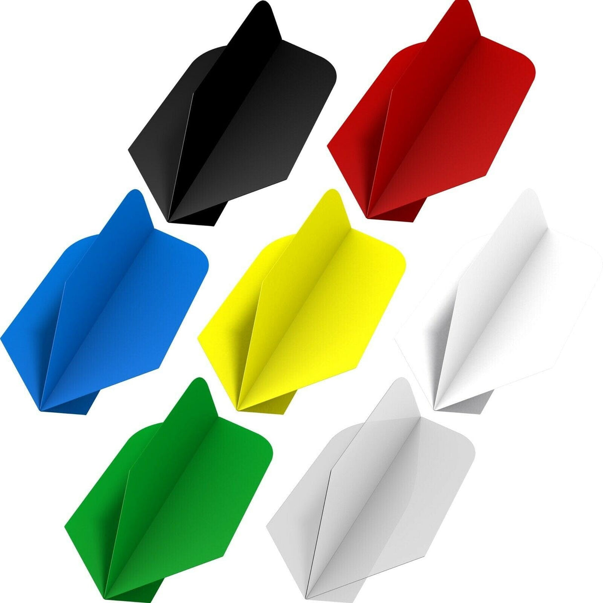 *Ruthless Poly Plain - Solid - Dart Flights - 75 Micron - Slim