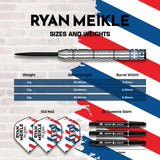 Mission Ryan Meikle Darts - Stahlspitze - 90% Tungsten