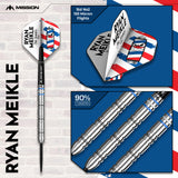 Mission Ryan Meikle Darts - Stahlspitze - 90% Tungsten