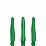 Designa Nylon Shafts - Durable Dart Stems - Green Extra Short