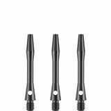 Designa Aluminium Shafts - Metal Dart Stems - Gun Metal Short