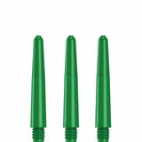 Designa Nylon Shafts - Durable Dart Stems - Green Short