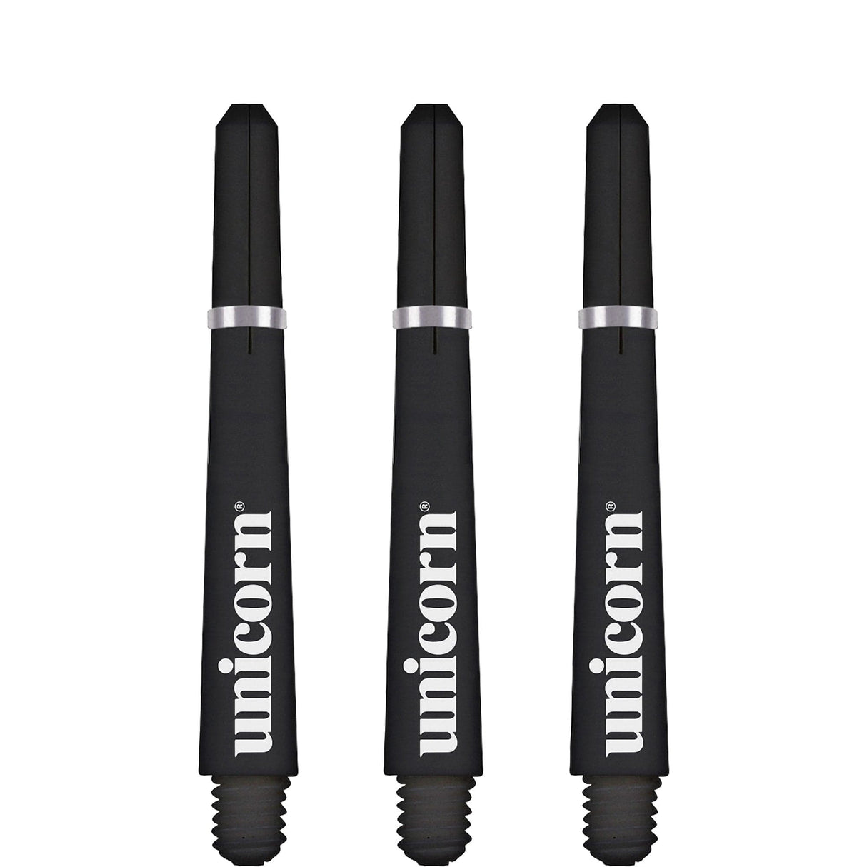 Unicorn Gripper 4 Dart Shafts - Black Medium