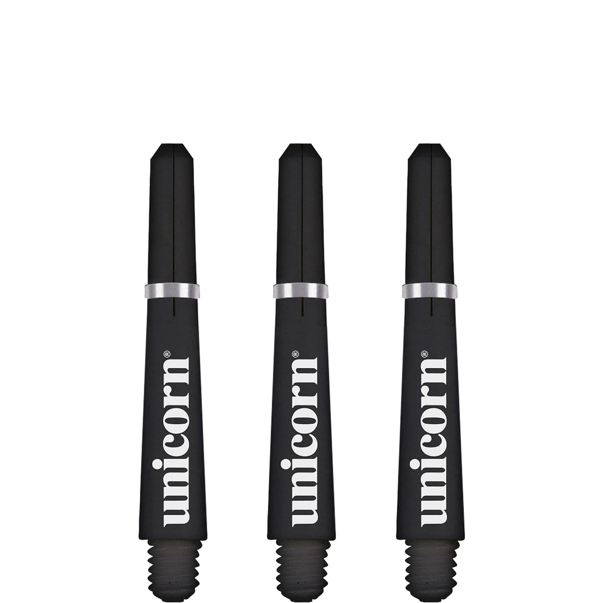 Unicorn Gripper 4 Dart Shafts - Black Short