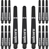 Unicorn Gripper 4 Dart Stems - Value Pack - 5 Sets - Black Medium