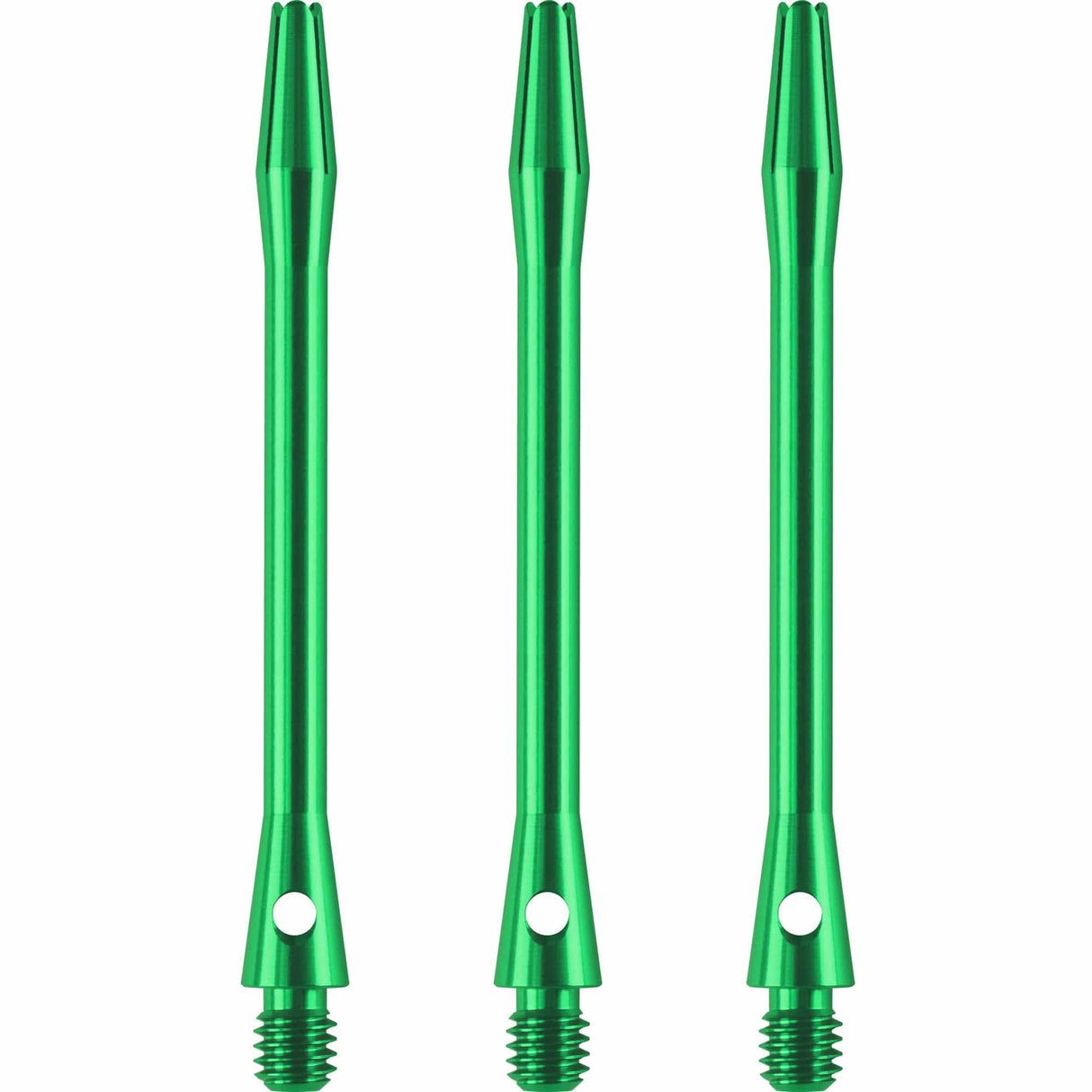 Designa Aluminium Shafts – Metal Dart Stiele – Grün