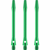 Designa Aluminium Shafts – Metal Dart Stiele – Grün
