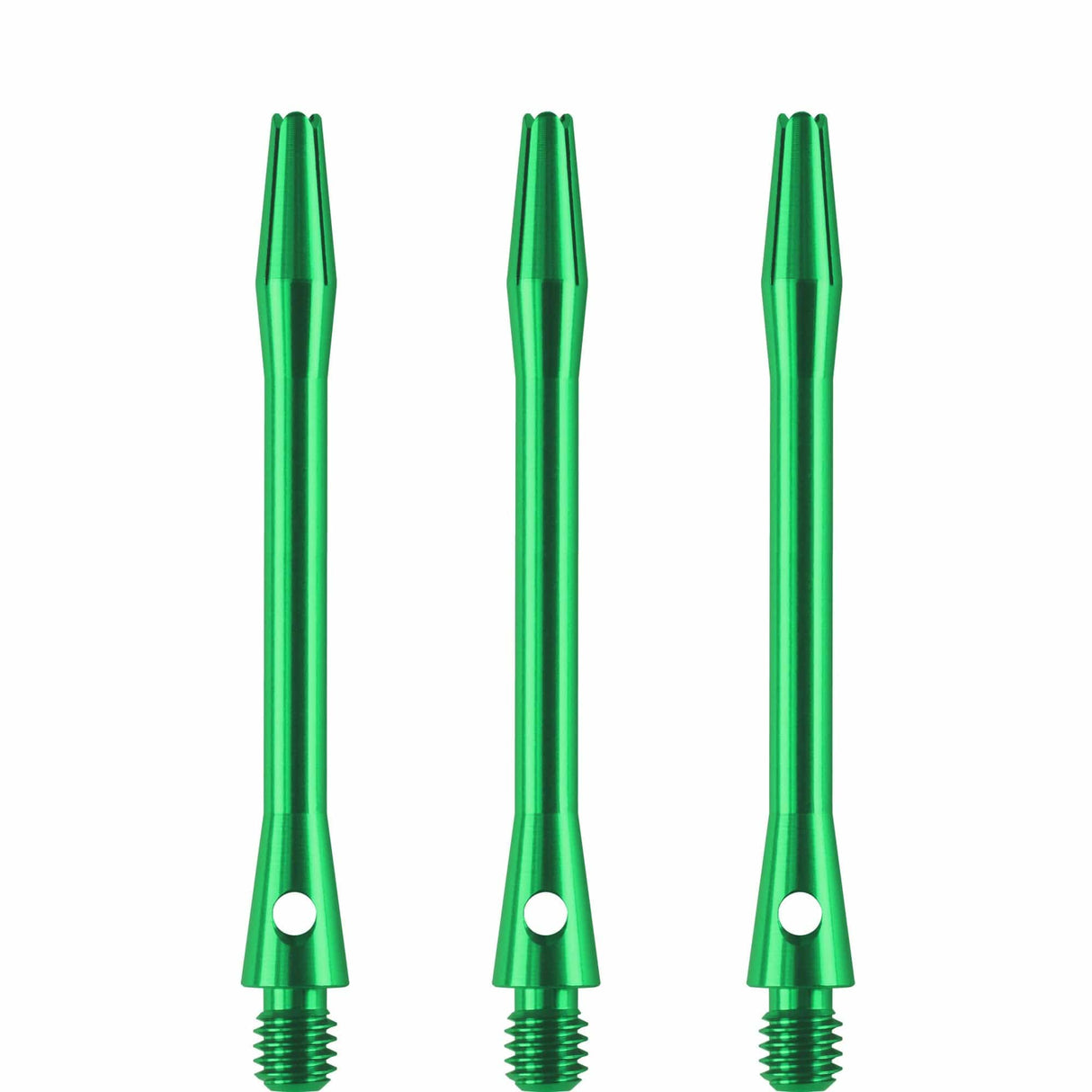 Designa Aluminium Shafts – Metal Dart Stiele – Grün