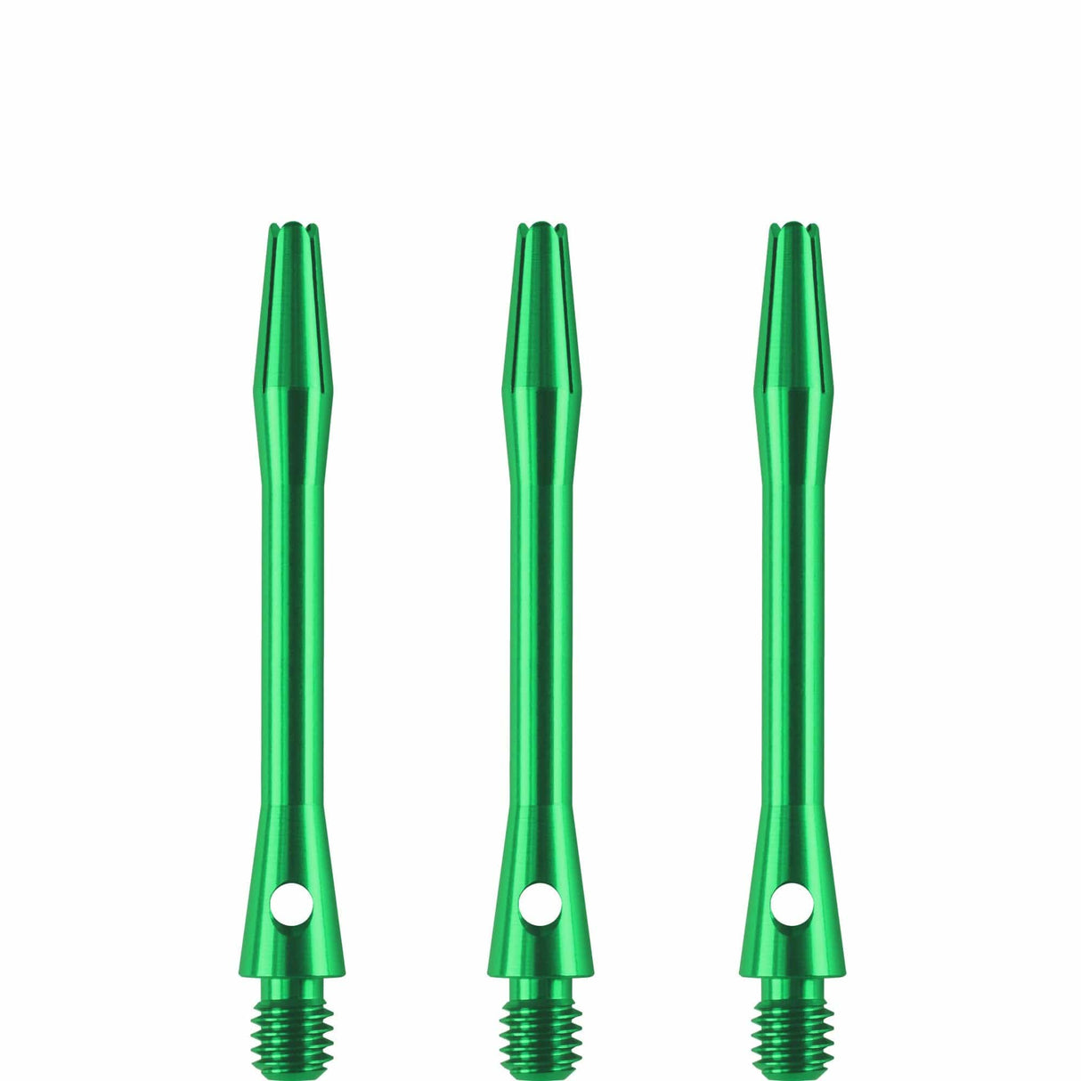 Designa Aluminium Shafts – Metal Dart Stiele – Grün