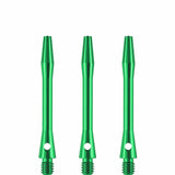 Designa Aluminium Shafts – Metal Dart Stiele – Grün