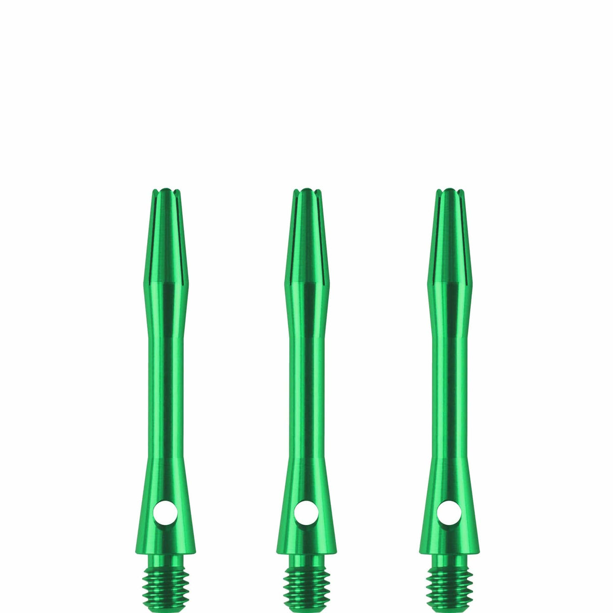 Designa Aluminium Shafts – Metal Dart Stiele – Grün
