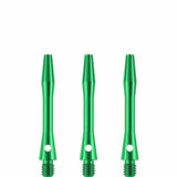 Designa Aluminium Shafts – Metal Dart Stiele – Grün
