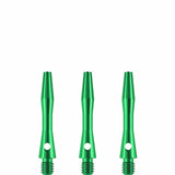 Designa Aluminium Shafts – Metal Dart Stiele – Grün
