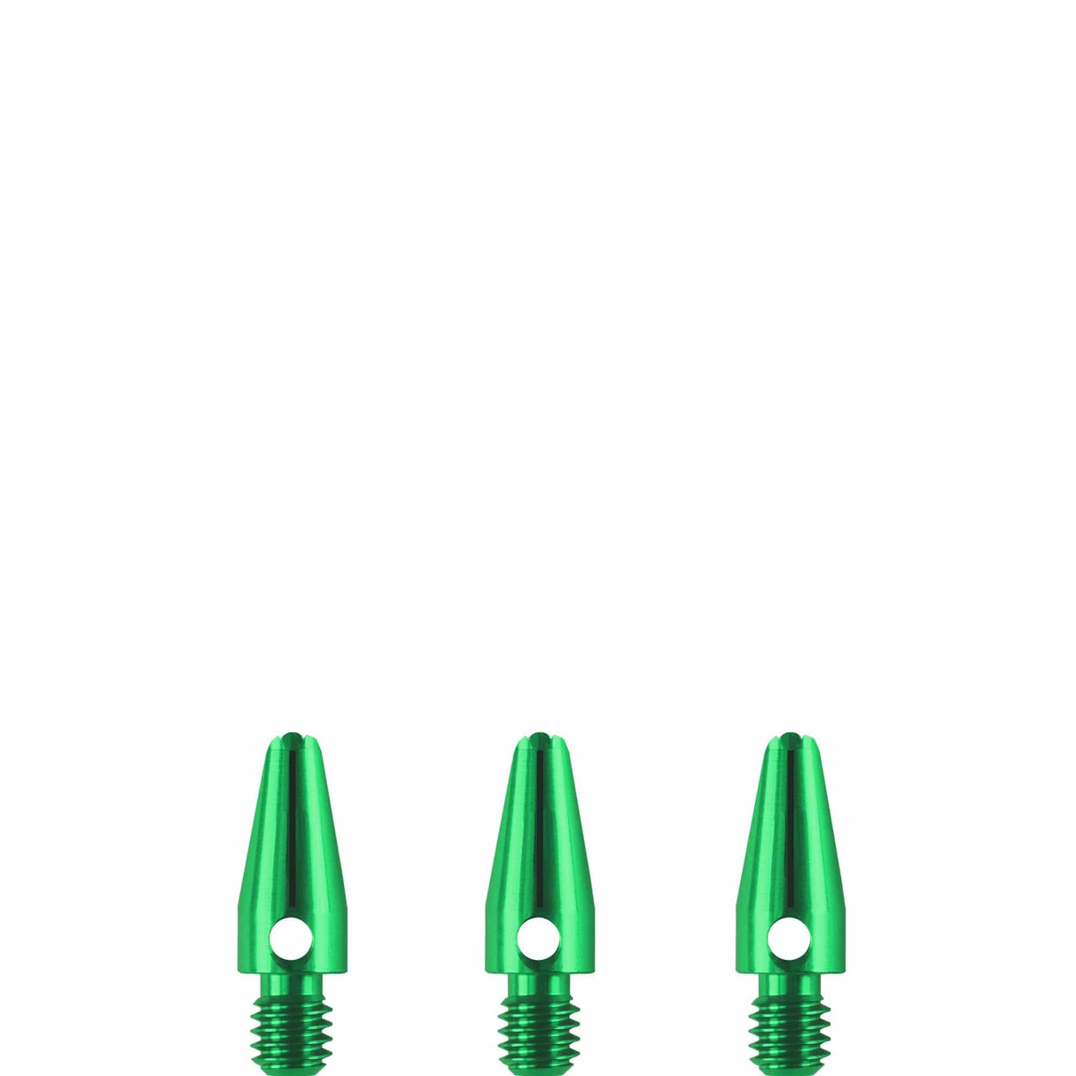 Designa Aluminium Shafts – Metal Dart Stiele – Grün