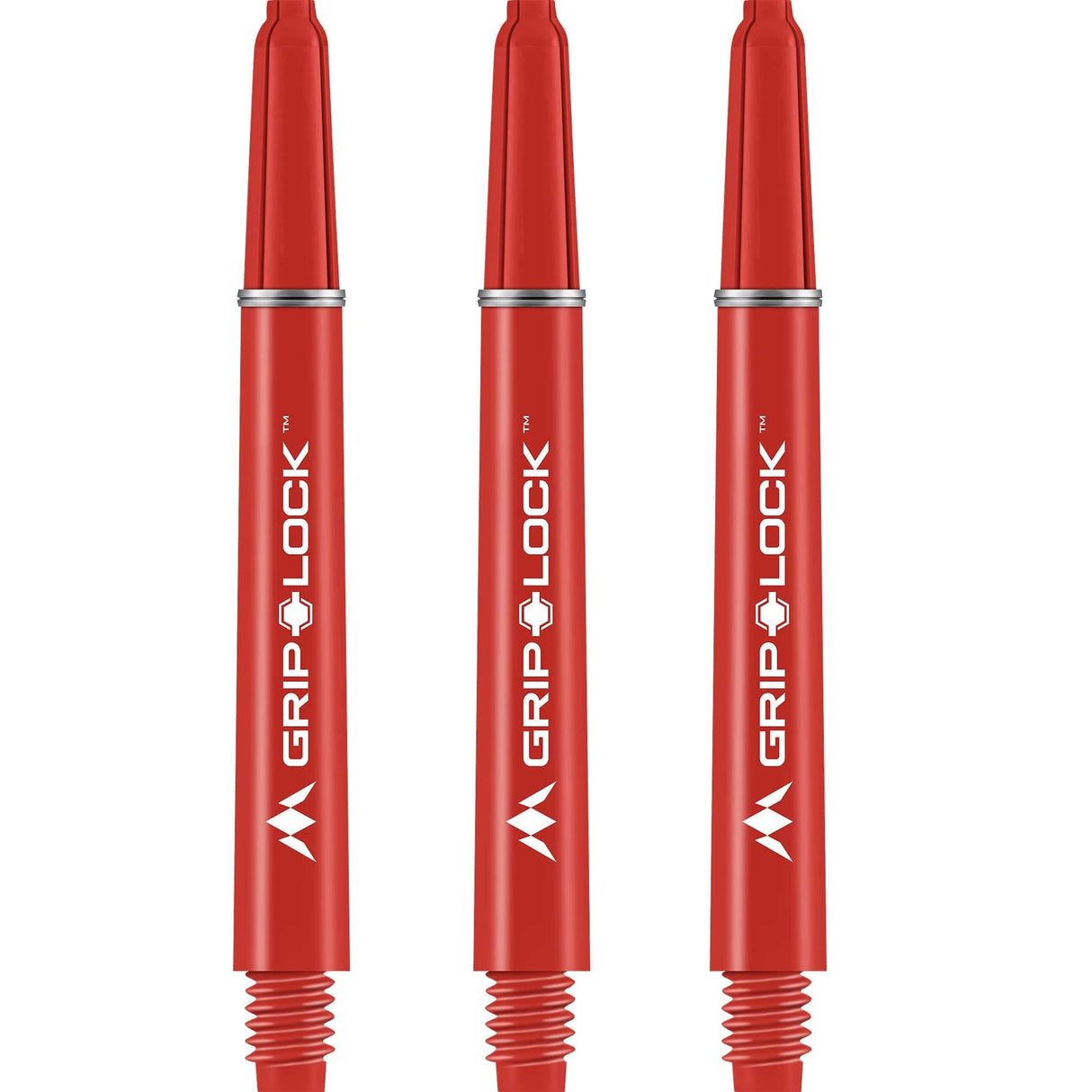 Mission GripLock Shafts - Dart Stems - Red