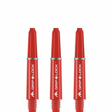 Mission GripLock Shafts - Dart Stems - Red