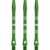 Designa Multiline Aluminium Shafts - Regrooved - Green Long