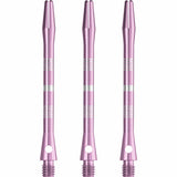 *Designa Multiline Aluminium Shafts - Regrooved - Pink Long