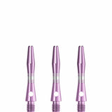 *Designa Multiline Aluminium Shafts - Regrooved - Pink Extra Short