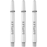 *Loxley Nylon Shafts - Dart Stems with Springs - White Medium