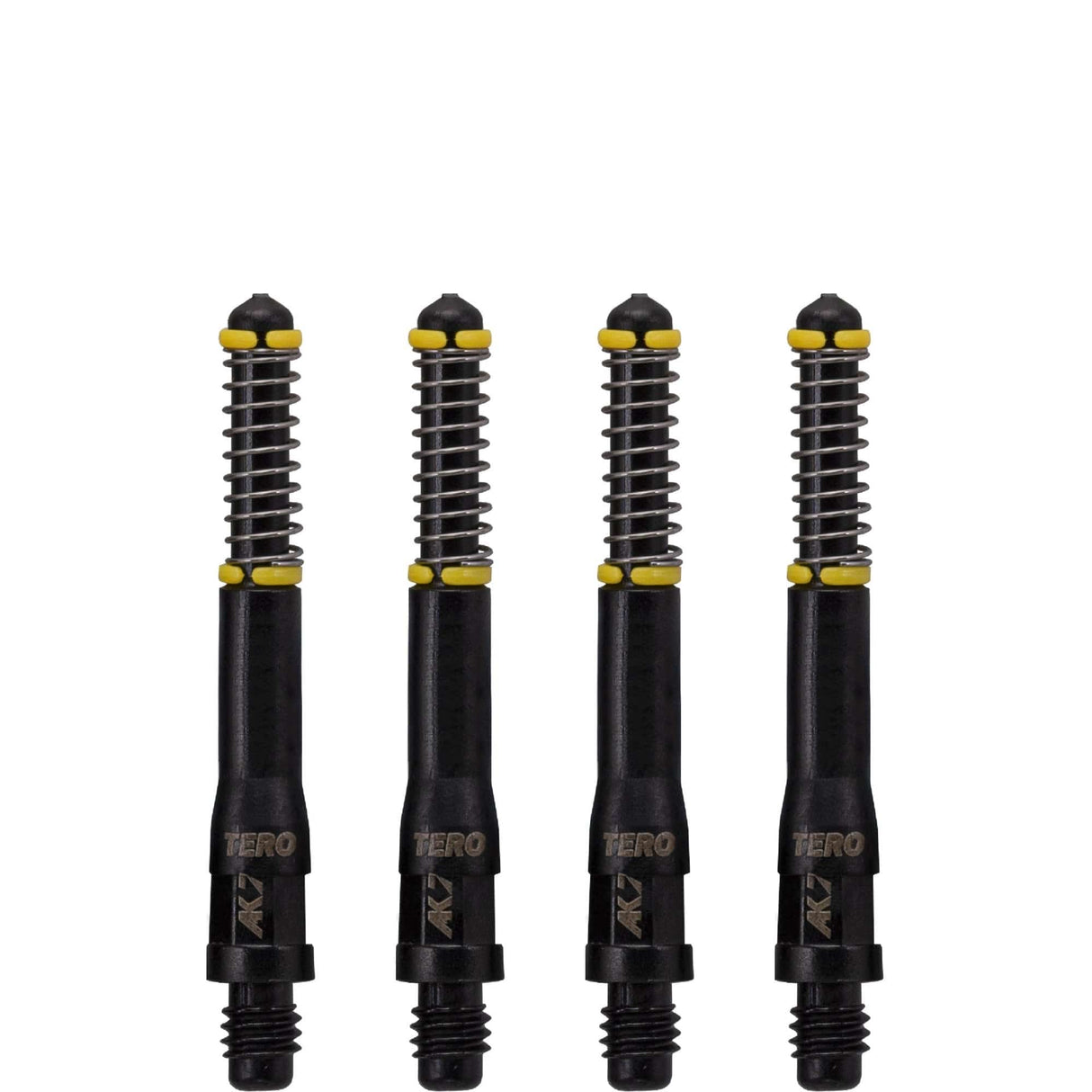Cuesoul - Dart Shafts - Tero Flight System - AK7 - Standard - Set of 4 - Black Cuesoul 37mm