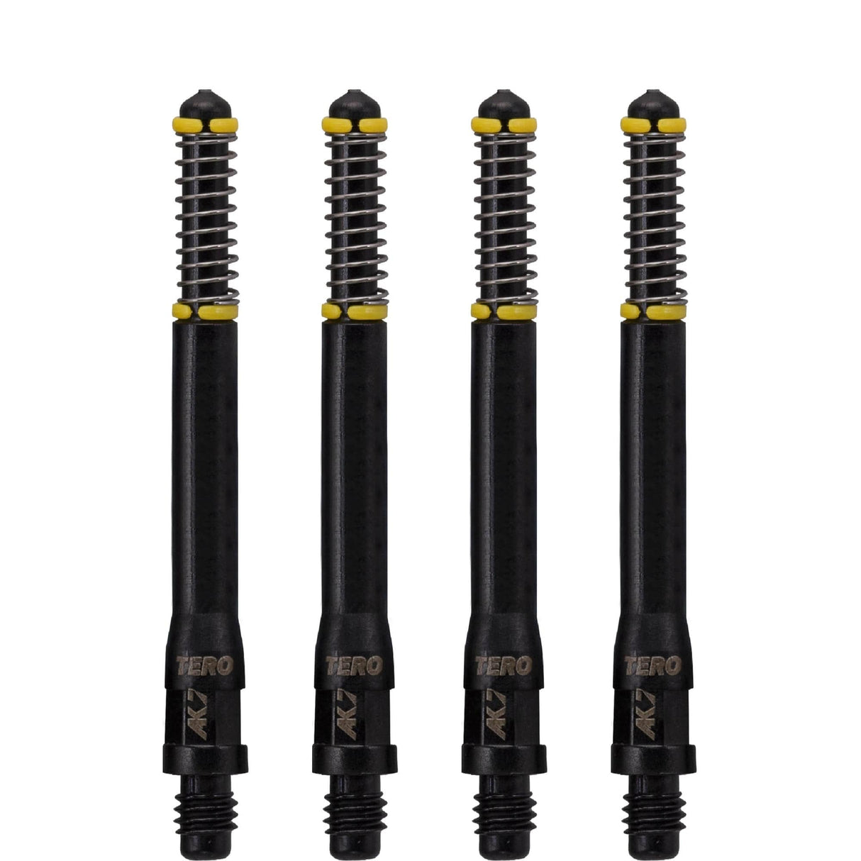 Cuesoul - Dart Shafts - Tero Flight System - AK7 - Standard - Set of 4 - Black Cuesoul 47mm