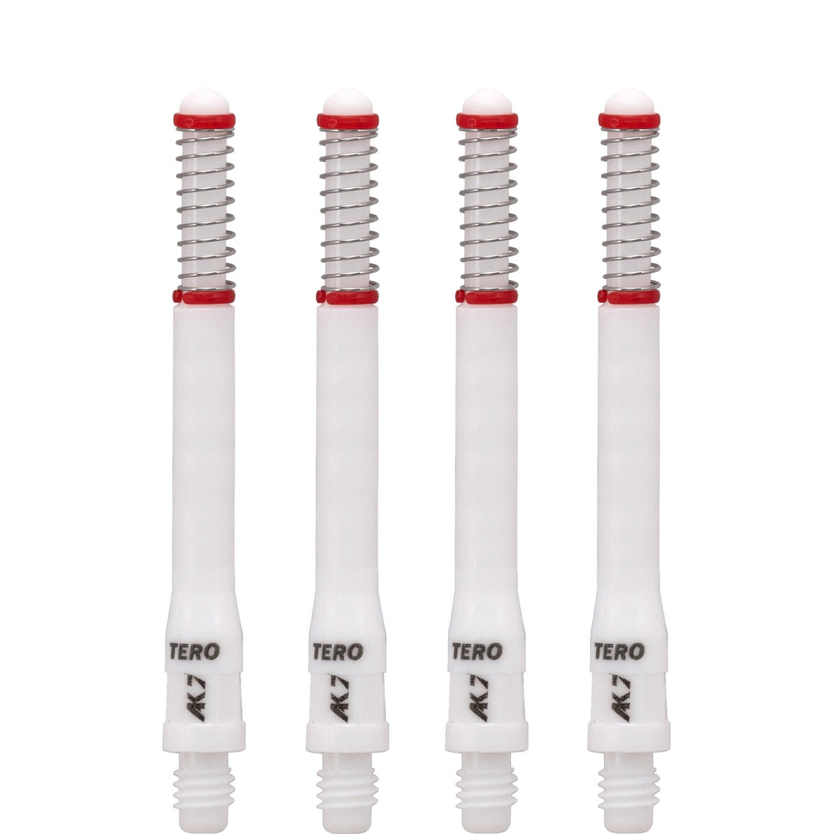 Cuesoul - Dart Shafts - Tero Flight System - AK7 - Standard - Set of 4 - White Cuesoul 47mm