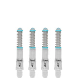 Cuesoul - Dart Shafts - Tero Flight System - AK7 - Standard - Set of 4 - Ice Clear Cuesoul 32mm