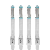 Cuesoul - Dart Shafts - Tero Flight System - AK7 - Standard - Set of 4 - Ice Clear Cuesoul 47mm
