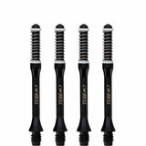 Cuesoul - Dart Shafts - Tero Flight System - AK7 - Slim - Set of 4 - Black Cuesoul 43.5mm