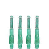 *Cuesoul - Dart Shafts - Tero Flight System - AK7 - Gradient - Standard - Set of 4 - Green Cuesoul 34mm