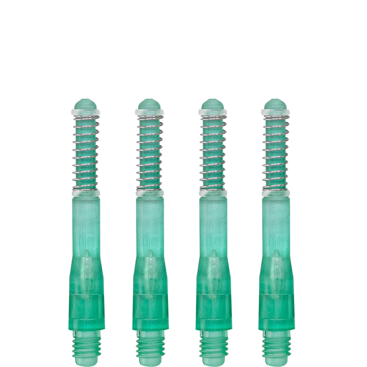 *Cuesoul - Dart Shafts - Tero Flight System - AK7 - Gradient - Standard - Set of 4 - Green Cuesoul 37mm