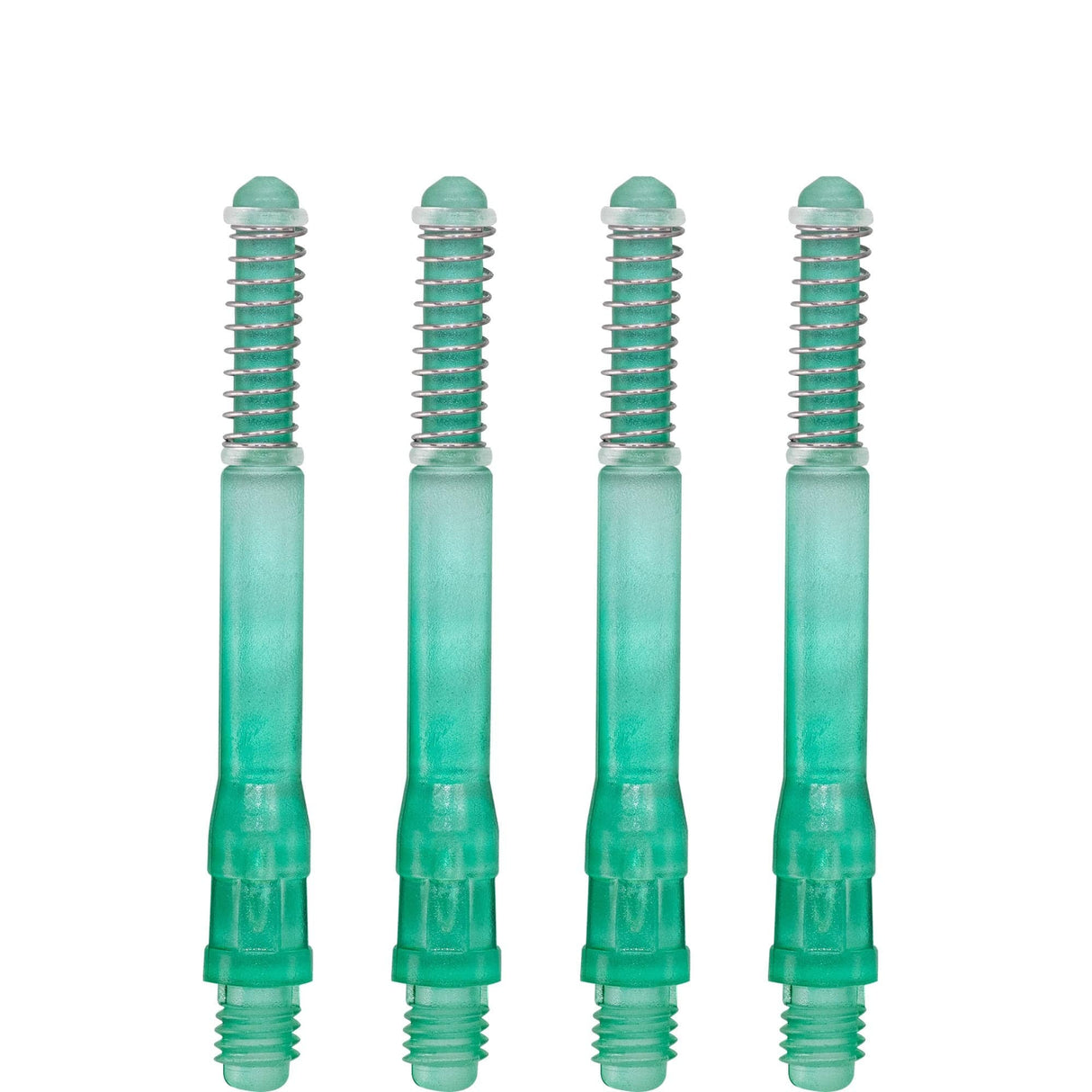 *Cuesoul - Dart Shafts - Tero Flight System - AK7 - Gradient - Standard - Set of 4 - Green Cuesoul 43.5mm