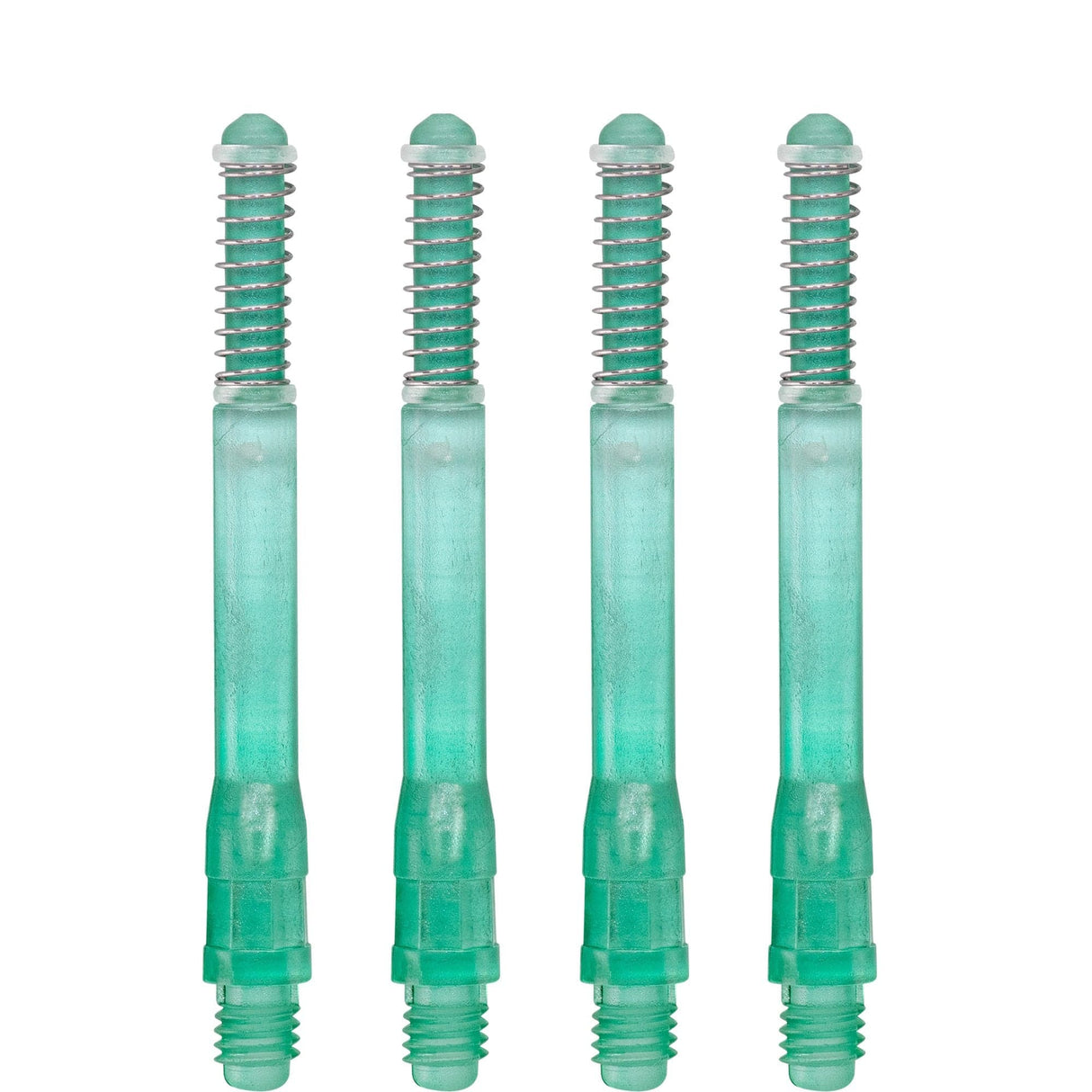 *Cuesoul - Dart Shafts - Tero Flight System - AK7 - Gradient - Standard - Set of 4 - Green Cuesoul 47mm