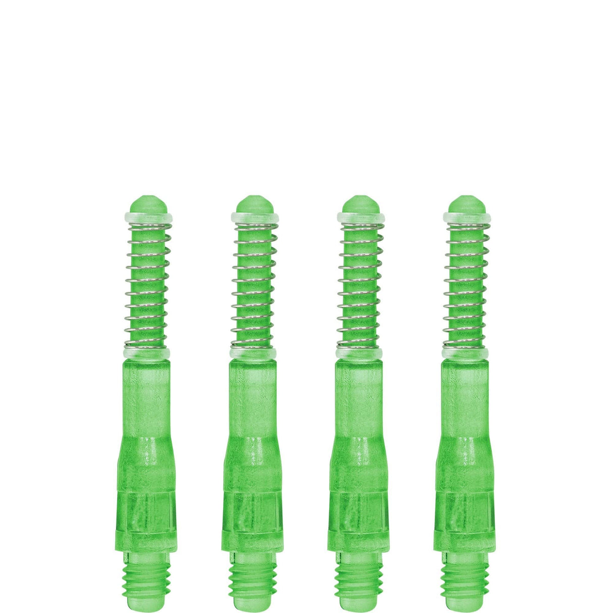 *Cuesoul - Dart Shafts - Tero Flight System - AK7 - Gradient - Standard - Set of 4 - Lime Green Cuesoul 34mm