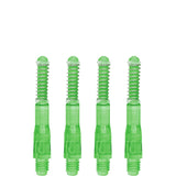 *Cuesoul - Dart Shafts - Tero Flight System - AK7 - Gradient - Standard - Set of 4 - Lime Green Cuesoul 34mm