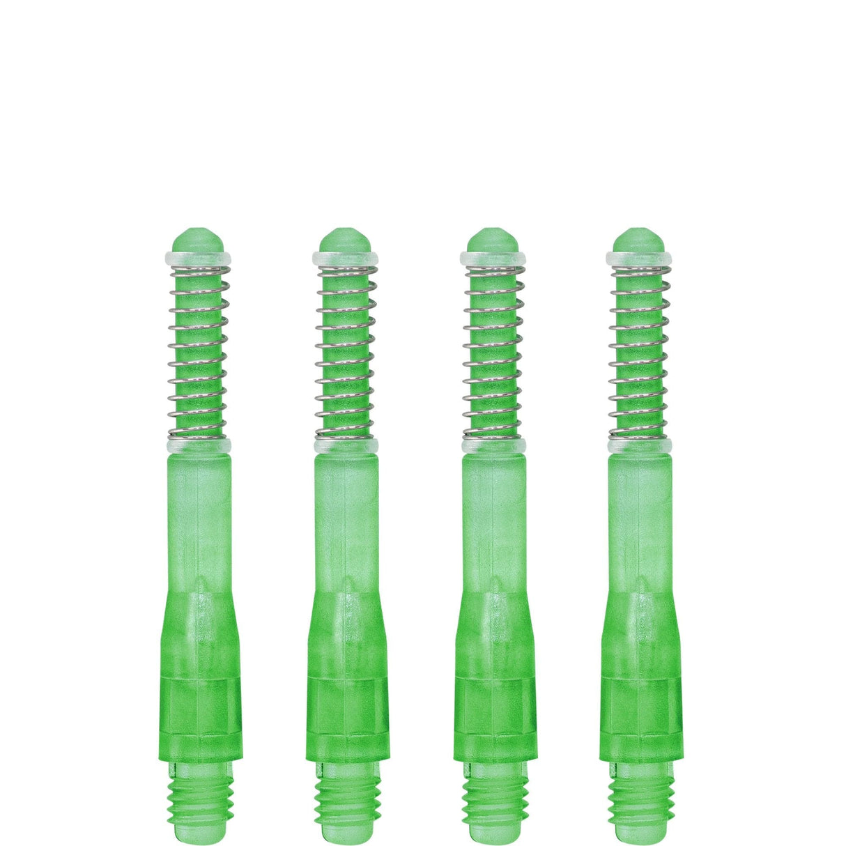 *Cuesoul - Dart Shafts - Tero Flight System - AK7 - Gradient - Standard - Set of 4 - Lime Green Cuesoul 37mm