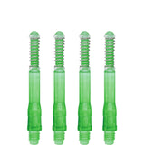 *Cuesoul - Dart Shafts - Tero Flight System - AK7 - Gradient - Standard - Set of 4 - Lime Green Cuesoul 40mm