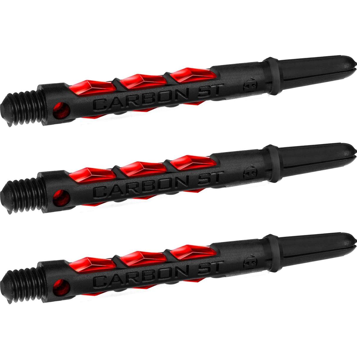 Harrows Carbon ST Shafts - Dart Stems - Black & Red