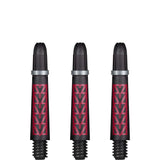 Shot Koi Carbon Dart Shafts - with Springs - Pakati Red