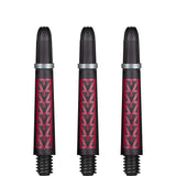 Shot Koi Carbon Dart Shafts - with Springs - Pakati Red