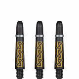 Shot Koi Carbon Dart Shafts - with Springs - Pakati Gold Short