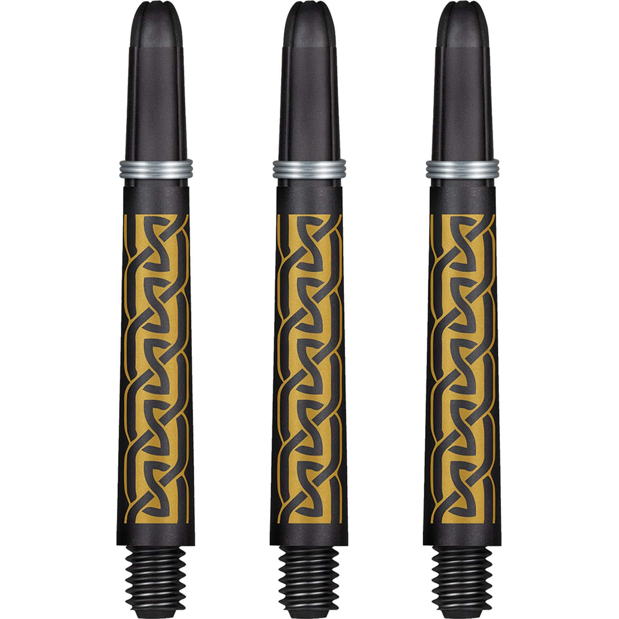 Shot Koi Carbon Dart Shafts - with Springs - Pakati Gold Medium